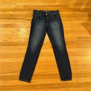 American Eagle Outfitters Skinny Jeans - Dark Wash Blue